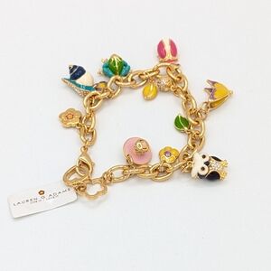 Lauren G Adams Eau Charm Bracelet NEW